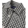 imageThe Childrens Place Big Boys Long Sleeve Poplin Button Down ShirtBlack Plaid
