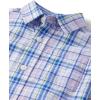 imageThe Childrens Place Big Boys Long Sleeve Poplin Button Down ShirtPetal Purple Plaid