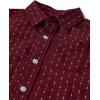 imageThe Childrens Place Big Boys Long Sleeve Poplin Button Down ShirtRedwood Dot