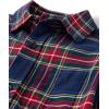 imageThe Childrens Place Big Boys Long Sleeve Poplin Button Down ShirtTidal Plaid