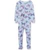 imageThe Childrens Place babygirls And Toddler Snug Fit 100 Cotton One Piece Zip Front Footed PajamaBlue Butterflies