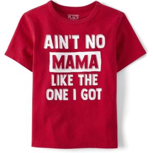 imageThe Childrens Place BabyBoys and Toddler All HolidaysBirthdays Short Sleeve Graphic TShirtsMama Like I Got