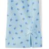 imageThe Childrens Place BabyGirls and Toddler Active Premium Fleece Wide Leg Lounge PantsFloral Blue
