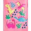 imageThe Childrens Place BabyGirls and Toddler Assorted Everyday Short Sleeve Graphic TShirtsmultipacksPurple DinosPink DinosLove 3pack