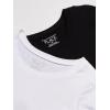 imageThe Childrens Place BabyGirls and Toddler Basic Long Sleeve Layering TeesBlackWhite 2pack