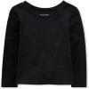 imageThe Childrens Place BabyGirls and Toddler Basic Long Sleeve Layering TeesMulti Color 4pack
