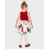 imageThe Childrens Place BabyGirls and Toddler Dressy Dress Short SleeveRed White Floral