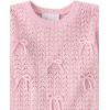 imageThe Childrens Place BabyGirls and Toddler Long Sleeve Crew Neck Pullover SweaterRose Mist Bows