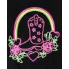 imageThe Childrens Place BabyGirls and Toddler UnicornsButterfliesTrends Short Sleeve Graphic TShirts3 PackBootSmall Town GirlWestern Heart