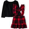 imageThe Childrens Place babygirls And Toddler 2 Piece OutfitClassic Red Plaid