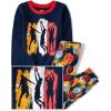 imageThe Childrens Place boys 100 Cotton Long Sleeve Top and Pants2 Piece Pajama SetBasketball