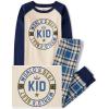 imageThe Childrens Place boys 100 Cotton Long Sleeve Top and Pants2 Piece Pajama SetBest Kid Plaid