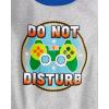 imageThe Childrens Place boys Short Sleeve Top and Shorts Snug Fit 100 Cotton 4 Piece Pajama SetDo Not Disturb Gamer