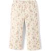 imageThe Childrens Place BabyGirls and Toddler Active Premium Fleece Wide Leg Lounge PantsWhite Daisy