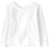 imageThe Childrens Place BabyGirls and Toddler Basic Long Sleeve Layering TeesWhite
