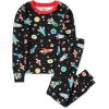 imageThe Childrens Place boys 100 Cotton Long Sleeve Top and Pants2 Piece Pajama SetAllover Space