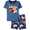 imageThe Childrens Place boys 100 Cotton Short Sleeve Top and Shorts 2 Piece Pajama SetLevel Up Gamer