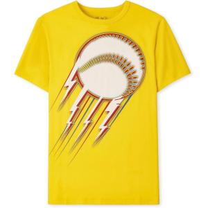 imageThe Childrens Place BabyGirls and Toddler Basic Long Sleeve Layering TeesBaseball Lightening