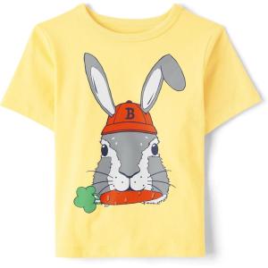 imageThe Childrens Place BabyGirls and Toddler Basic Long Sleeve Layering TeesBunny Carrot