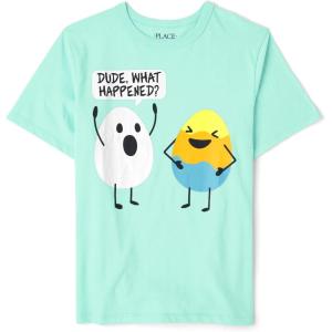 imageThe Childrens Place BabyGirls and Toddler Basic Long Sleeve Layering TeesEaster Humor