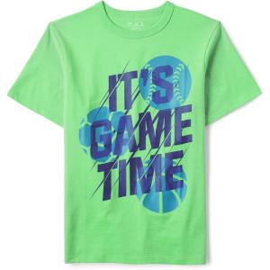 imageThe Childrens Place BabyGirls and Toddler Basic Long Sleeve Layering TeesGame Time