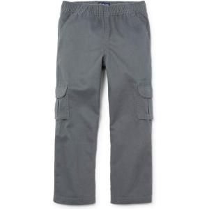 imageThe Childrens Place Boys Pull on Cargo PantsGray Steel