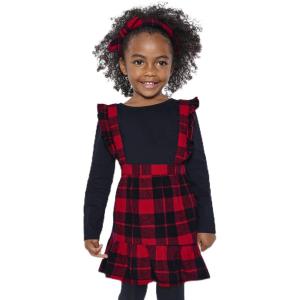 imageThe Childrens Place babygirls And Toddler 2 Piece OutfitClassic Red Plaid