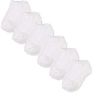 imageThe Childrens PlaceunisexchildAnkle SocksWHITE 6 PACKXLarge