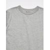 imageThe Childrens Place Boys Basic V Neck TShirt 2 PackBlackTidalH Gray 3pack