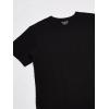 imageThe Childrens Place Boys Basic V Neck TShirt 2 PackBlackTidalH Gray 3pack
