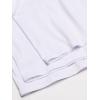 imageThe Childrens Place Boys Basic V Neck TShirt 2 PackWhite 3pack