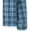 imageThe Childrens Place Boys Long Sleeve Button Down ShirtsPearl Blue Plaid