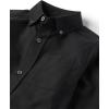 imageThe Childrens Place Boys Long Sleeve Oxford Button Down ShirtBlack