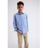 imageThe Childrens Place Boys Long Sleeve Oxford Button Down ShirtHuron Blue