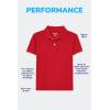 imageThe Childrens Place Boys Short Sleeve Pique Polo 3 PackNauticoClassic RedWhite 3pack