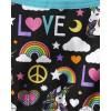 imageThe Childrens Place Girls BraletteBlueRainbowBlack PeacePink 5pack