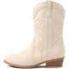 imageThe Childrens Place Girls Western Cowgirl BootOffwhite
