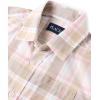 imageThe Childrens Place boys Short Sleeve Button Up ShirtLt Plum Plaid