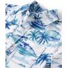 imageThe Childrens Place boys Short Sleeve Button Up ShirtOut to Sea White