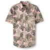 imageThe Childrens Place boys Short Sleeve Button Up ShirtTropical Leaf
