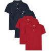 imageThe Childrens Place Baby and Toddler Boys Short Sleeve Polo ShirtNauticoRed