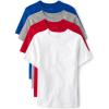 imageThe Childrens Place Boys Basic V Neck TShirt 2 PackBlueGreyRedWhite 4pack