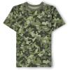 imageThe Childrens Place Boys Short Sleeve Knit TShirtGreen Camo