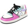 imageThe Childrens Place Girls Girls Casual Lace Up Low Top SneakersColorblock Star