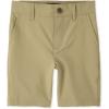 imageThe Childrens Place boys Quick Dry Chino ShortsFlax Single