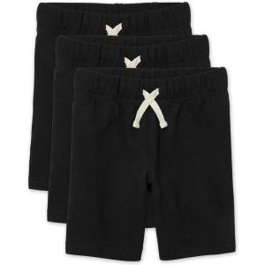 imageFrench Terry Casual ShortsBlack 3 Pack