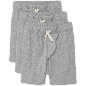 imageFrench Terry Casual ShortsHeather Grey 3 Pack