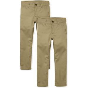 imageStretch Straight Chino PantsmultipacksFlax 2 Pack