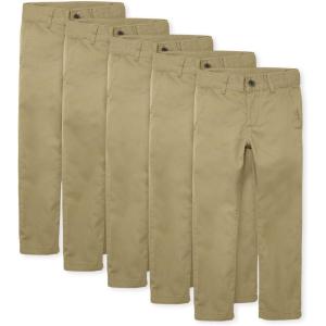imageStretch Straight Chino PantsmultipacksKhaki 5pack