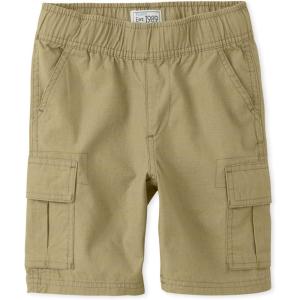 imageThe Childrens Place BabyBoys Essential Cargo ShortsFlax Single